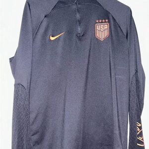Nike Black and Red USA Soccer Jersey
